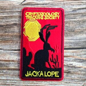 Cryptozoology Cryptid Jackalope Weird Strange Oddities Embroidered Patch